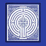 This Hand Painted Besheer Art Tile was inspired by the Labyrinth in the Chancel of the Riverside Church, which was adapted from the Labyrinth at the Chartres Cathedral in France, one of the few such ancient designs in existence. The journey on the Labyrinth is a walking meditation based on the circle, the universal symbol for unity and wholeness. Labyrinths are a part of many religious traditions, serving as metaphors for the spiritual journey, the path of life. The Kabbalah, the Tree of Life from the Jewish tradition, is a labyrinth—as is the Hopi Medicine Wheel and the Buddhist Mandala.
